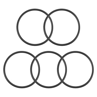 uxcell Uxcell O-Rings Nitrile Rubber 45mm Inner Diameter 50.3mm OD 2.65mm Width Round Seal Gasket 5 Pcs