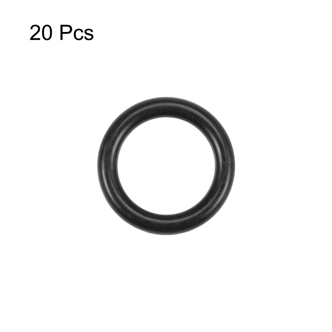 uxcell Uxcell O-Rings Nitrile Rubber 12.5mm Inner Diameter 17.8mm OD 2.65mm Width Round Seal Gasket 20 Pcs