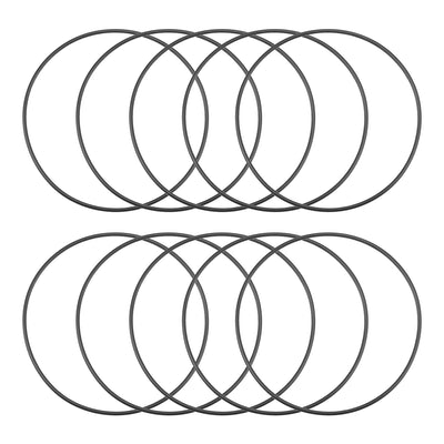 uxcell Uxcell O-Rings Nitrile Rubber 112mm Inner Diameter 117.3mm OD 2.65mm Width Round Seal Gasket 10 Pcs