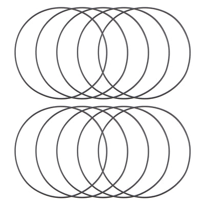 uxcell Uxcell O-Rings Nitrile Rubber 160mm Inner Diameter 165.3mm OD 2.65mm Width Round Seal Gasket 10 Pcs