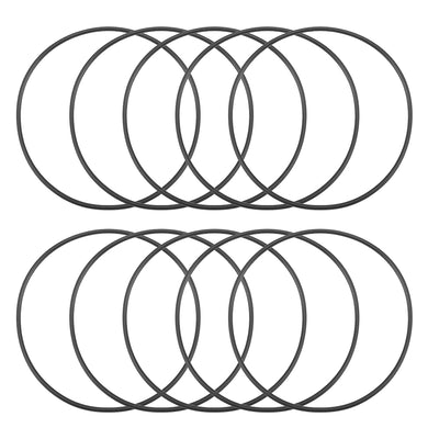 uxcell Uxcell O-Rings Nitrile Rubber 90mm Inner Diameter 95.3mm OD 2.65mm Width Round Seal Gasket 10 Pcs