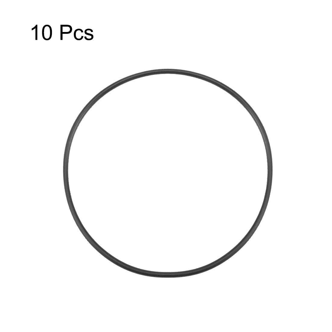 uxcell Uxcell O-Rings Nitrile Rubber 100mm Inner Diameter 105.3mm OD 2.65mm Width Round Seal Gasket 10 Pcs