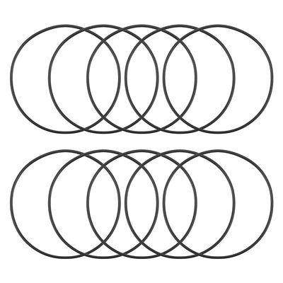 uxcell Uxcell O-Rings Nitrile Rubber 100mm Inner Diameter 105.3mm OD 2.65mm Width Round Seal Gasket 10 Pcs