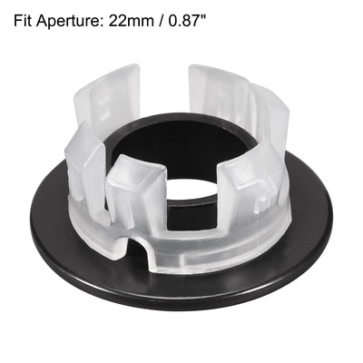 Harfington Sink Overflow Covers Kitchen Basin Trim Round Hole Caps Insert Spares  Oil Rubbed Bronze 2 Pcs