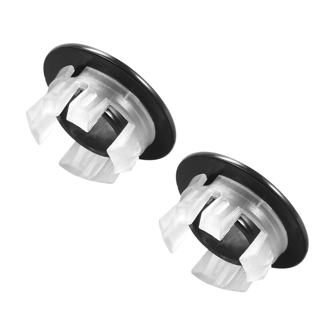 Harfington Sink Overflow Covers Kitchen Basin Trim Round Hole Caps Insert Spares  Oil Rubbed Bronze 2 Pcs