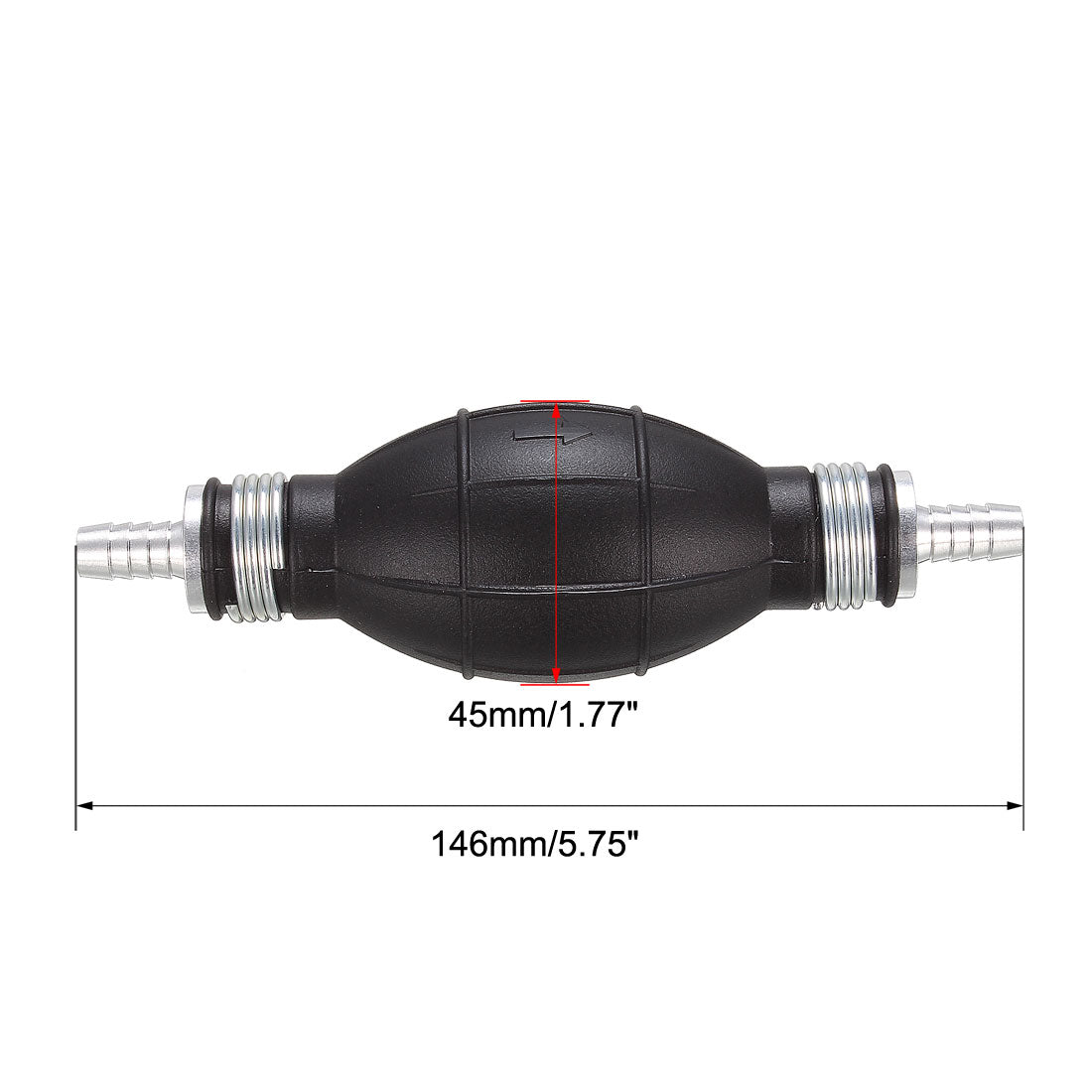 Harfington 5/16 8mm Bulb Type Rubber Fuel Transfer Vacuum Fuel Line Hand Primer Gasoline Petrol Pump For Marine Boat Accessories