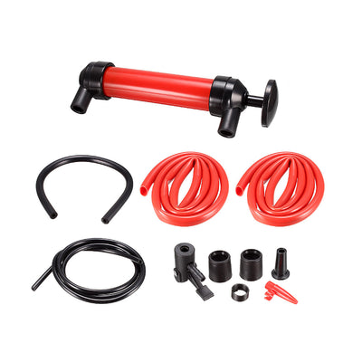 uxcell Uxcell Multi-Use Siphon Fuel Transfer Pump Kit for Gas Oil and Liquids