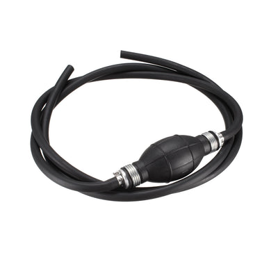 uxcell Uxcell Fuel Line Assembly 1/4 6mm Hose Line Rubber Water Gas Fuel Primer Pump Gasoline Liquid Fuel Transfer Pump for Car Marine Boat
