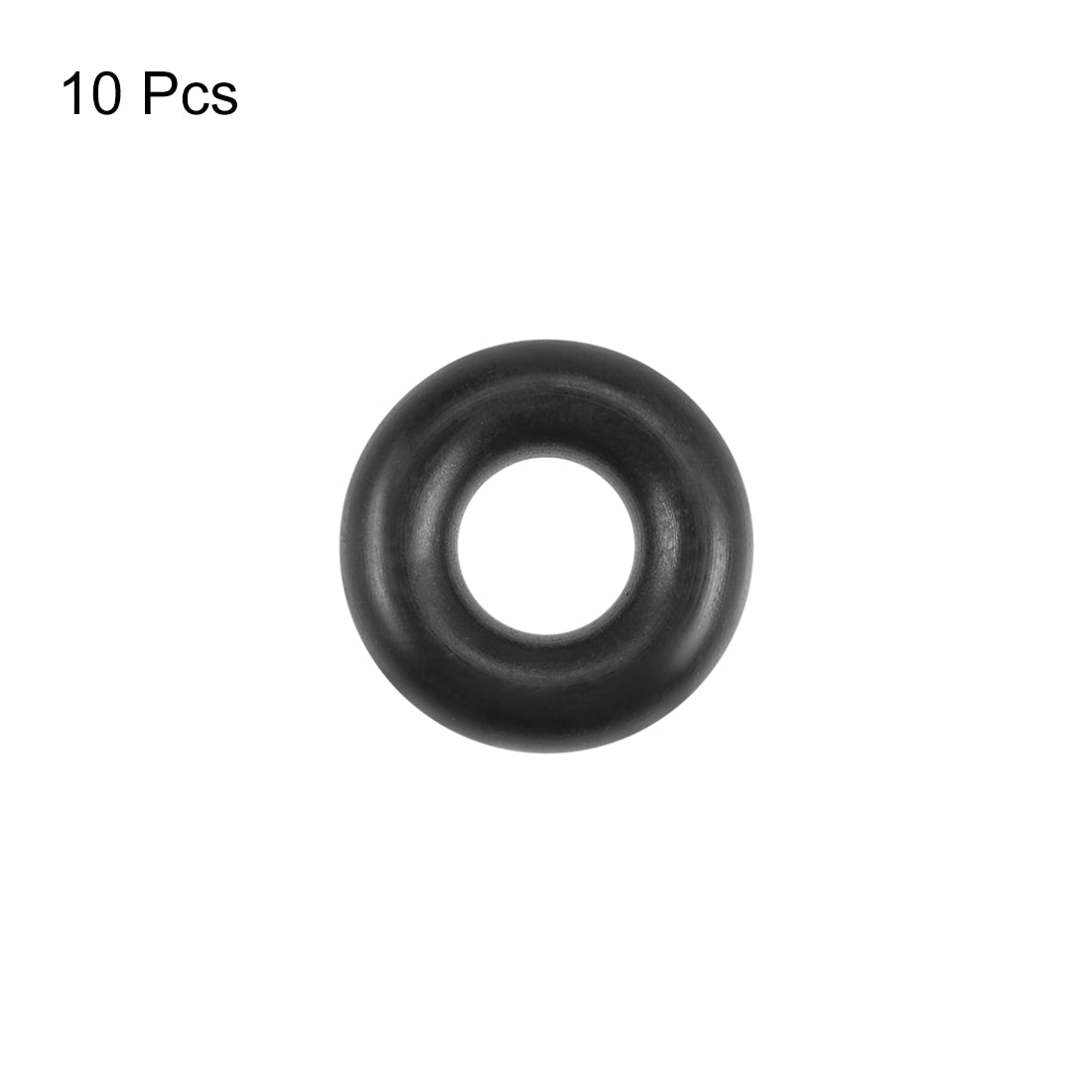 uxcell Uxcell O-Rings Nitrile Rubber 2.5mm Inner Diameter 6.1mm OD 1.8mm Width Round Seal Gasket 10 Pcs