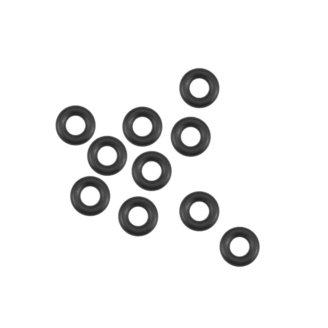 uxcell Uxcell O-Rings Nitrile Rubber 3.15mm Inner Diameter 6.75mm OD 1.8mm Width Round Seal Gasket 10 Pcs