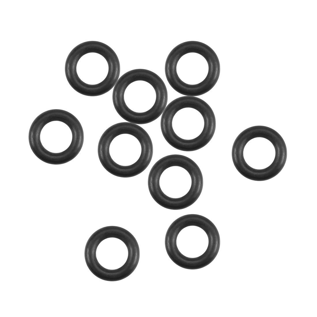 uxcell Uxcell O-Rings Nitrile Rubber 4.5mm Inner Diameter 8.1mm OD 1.8mm Width Round Seal Gasket 10 Pcs