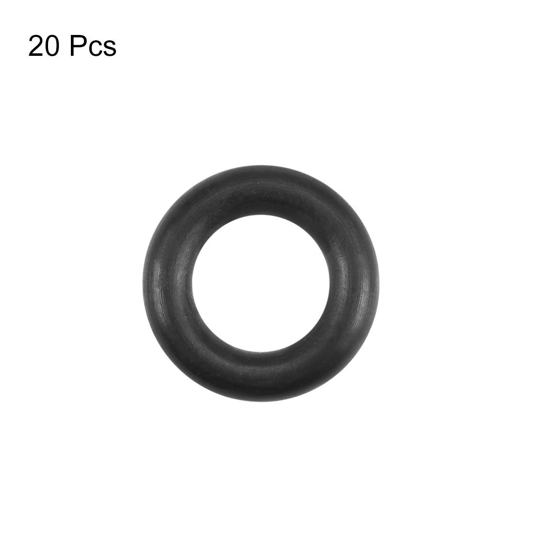 uxcell Uxcell O-Rings Nitrile Rubber 4.87mm Inner Diameter 8.47mm OD 1.8mm Width Round Seal Gasket 20 Pcs