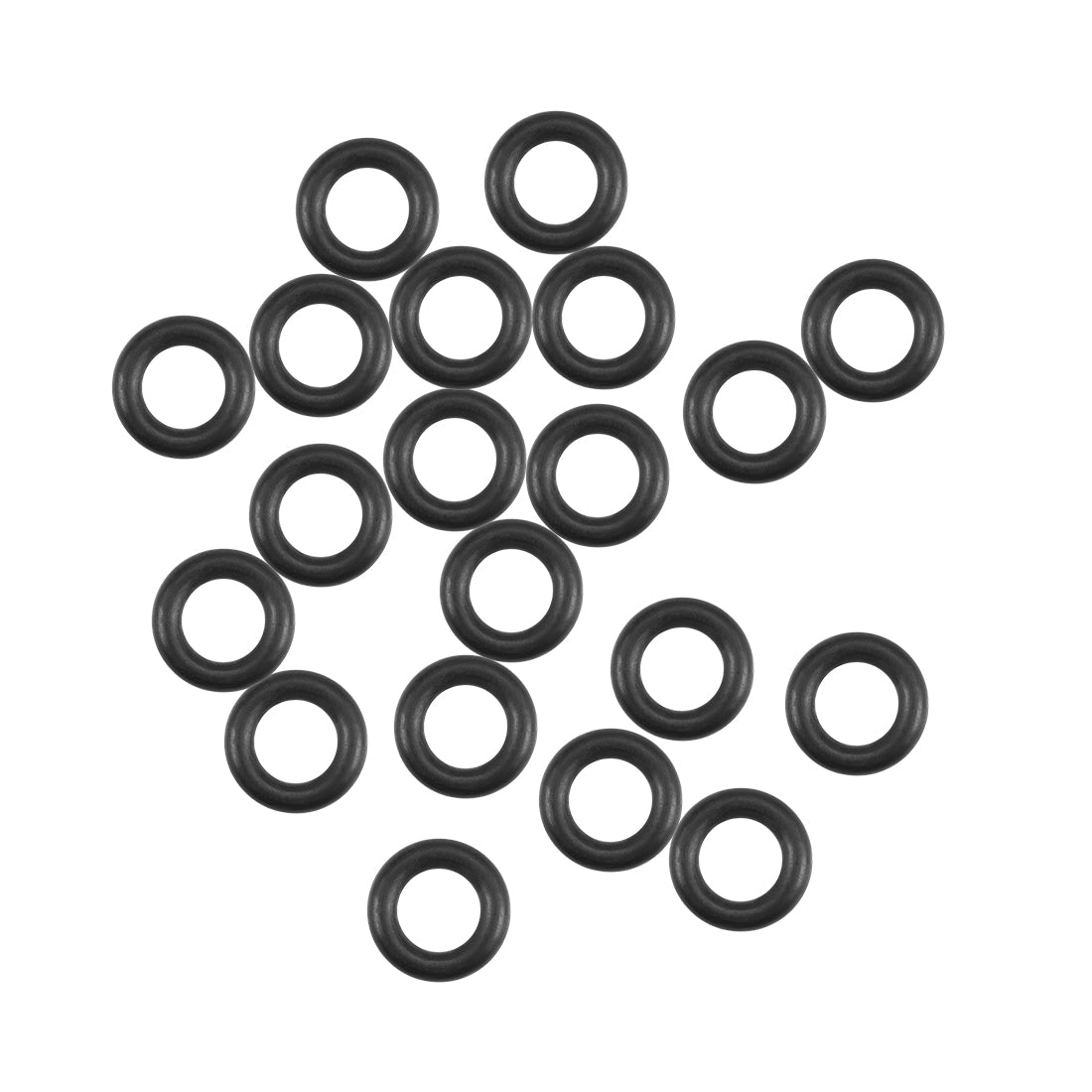 uxcell Uxcell O-Rings Nitrile Rubber 4.87mm Inner Diameter 8.47mm OD 1.8mm Width Round Seal Gasket 20 Pcs