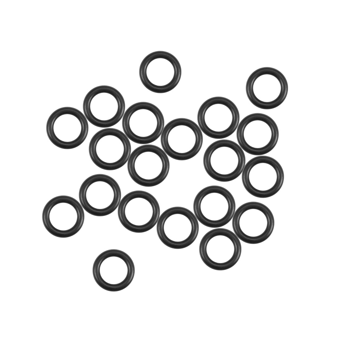 uxcell Uxcell O-Rings Nitrile Rubber 5.5mm Inner Diameter 9.1mm OD 1.8mm Width Round Seal Gasket 20 Pcs