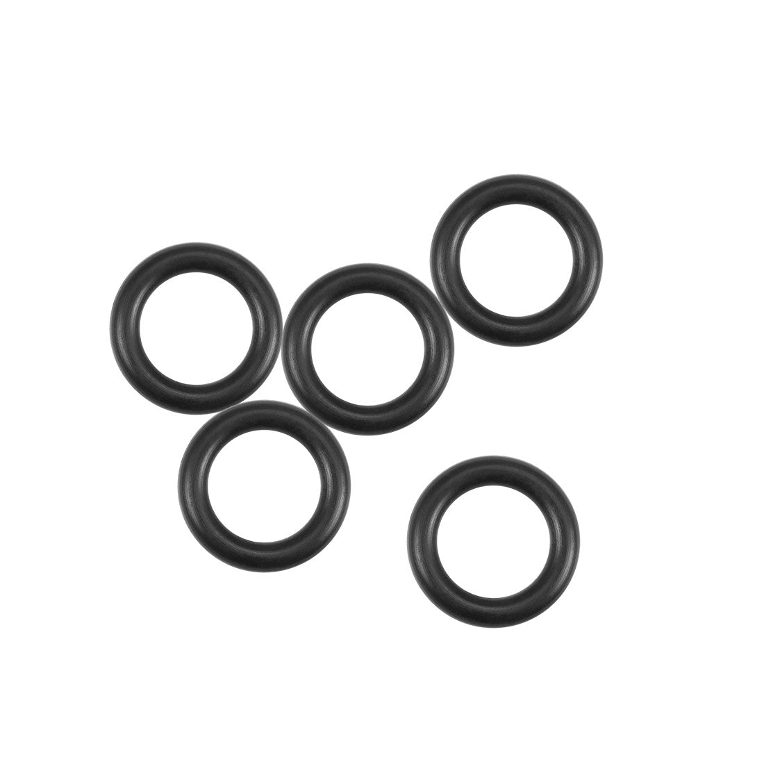 uxcell Uxcell O-Rings Nitrile Rubber 6mm Inner Diameter 9.6mm OD 1.8mm Width Round Seal Gasket 5 Pcs