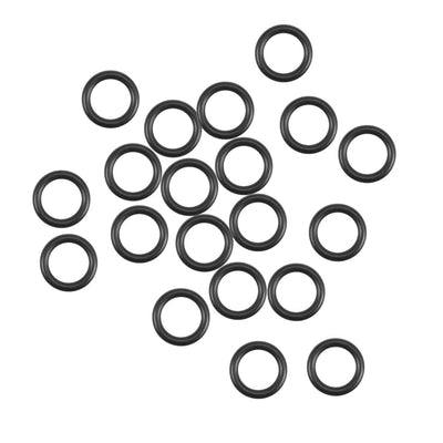 uxcell Uxcell O-Rings Nitrile Rubber 7.8mm Inner Diameter 11.4mm OD 1.8mm Width Round Seal Gasket 20 Pcs