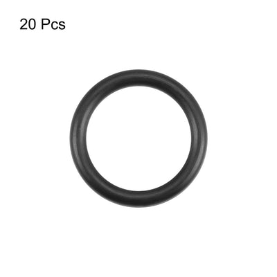 Harfington Uxcell O-Rings Nitrile Rubber 10.3mm x 13.9mm x 1.8mm Round Seal Gasket 20Pcs