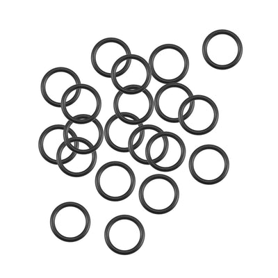 uxcell Uxcell O-Rings Nitrile Rubber 10.8mm x 14.4mm x 1.8mm Round Seal Gasket 20Pcs