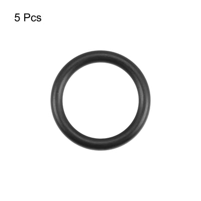 Harfington Uxcell O-Rings Nitrile Rubber 10.8mm x 14.4mm x 1.8mm Round Seal Gasket 5Pcs