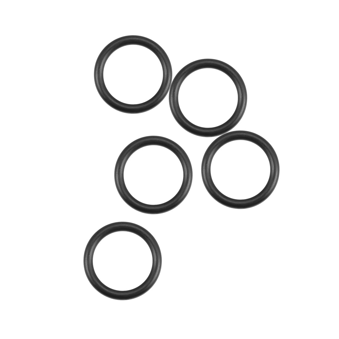 uxcell Uxcell O-Rings Nitrile Rubber 10.8mm x 14.4mm x 1.8mm Round Seal Gasket 5Pcs