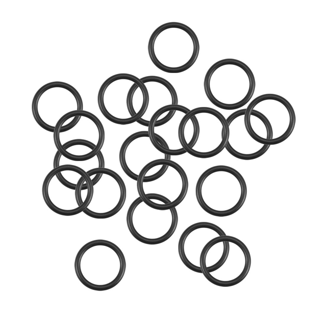 uxcell Uxcell O-Rings Nitrile Rubber 11.5mm x 15.1mm x 1.8mm Round Seal Gasket 20Pcs