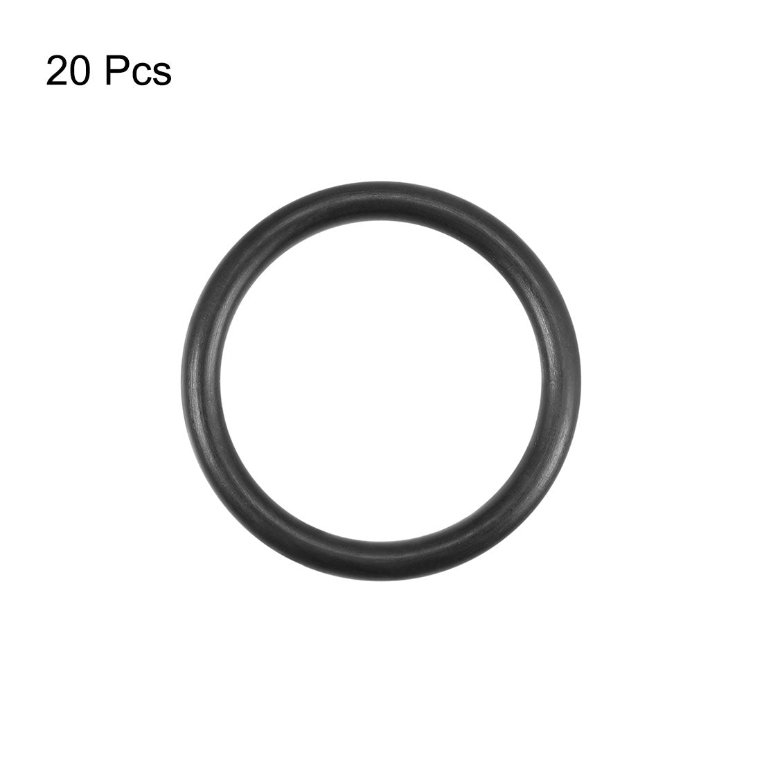 uxcell Uxcell O-Rings Nitrile Rubber 12.8mm x 16.4mm x 1.8mm Round Seal Gasket 20Pcs
