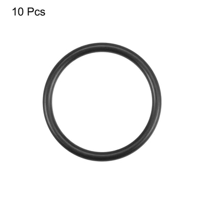 Harfington Uxcell O-Rings Nitrile Rubber 17.5mm x 21.1mm x 1.8mm Round Seal Gasket 10Pcs