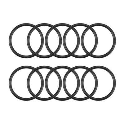uxcell Uxcell O-Rings Nitrile Rubber 17.5mm x 21.1mm x 1.8mm Round Seal Gasket 10Pcs