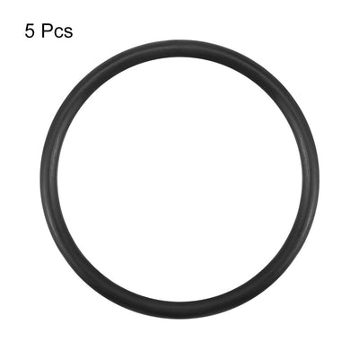 Harfington Uxcell O-Rings Nitrile Rubber 23mm x 26.6mm x 1.8mm Round Seal Gasket 5Pcs