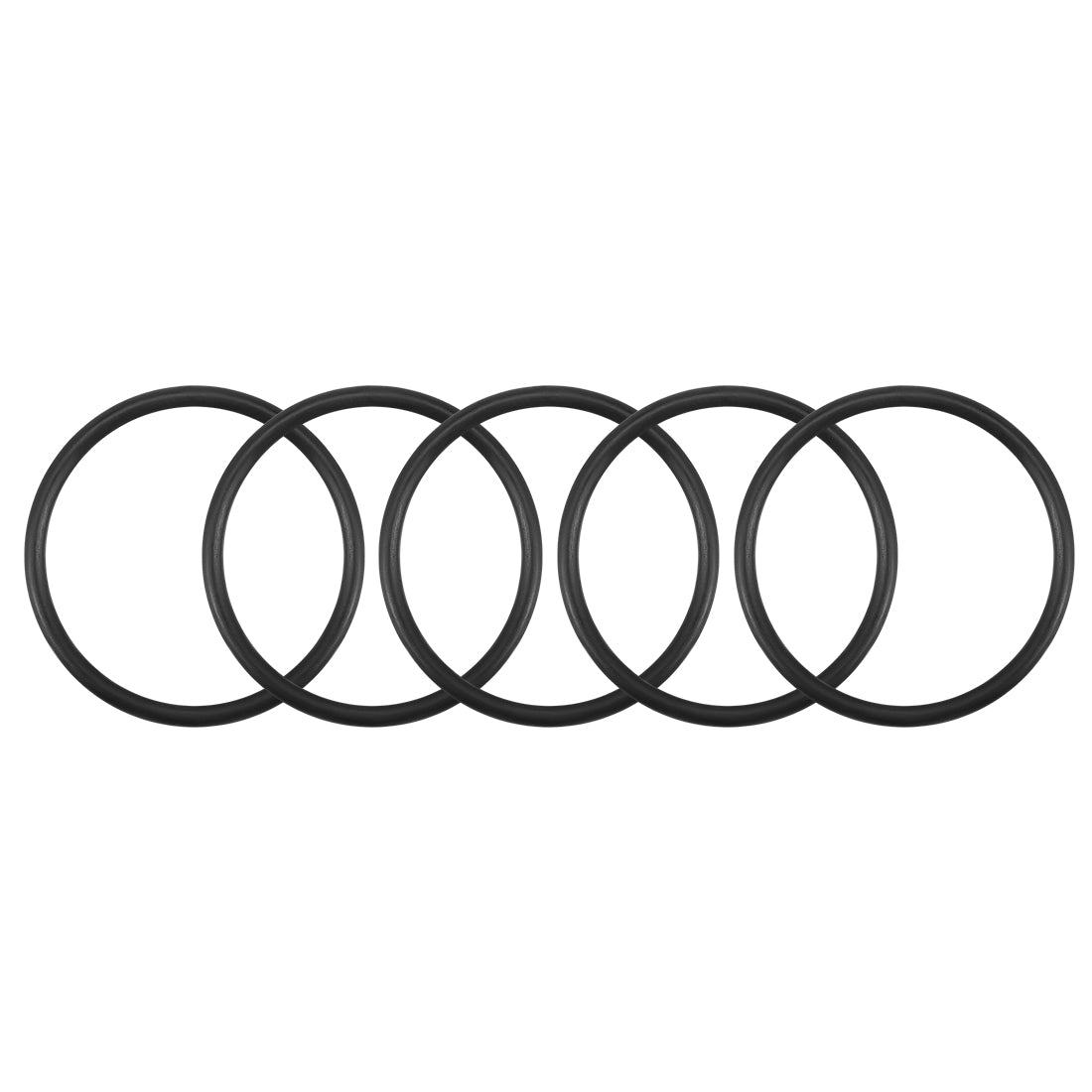 uxcell Uxcell O-Rings Nitrile Rubber 23mm x 26.6mm x 1.8mm Round Seal Gasket 5Pcs