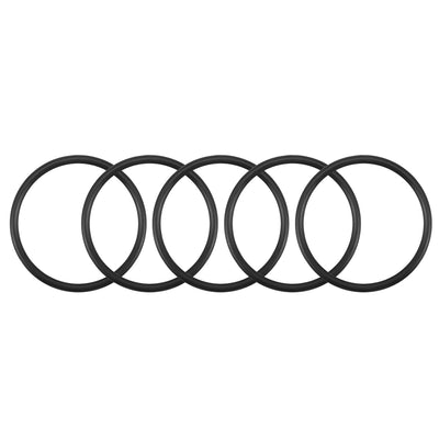 uxcell Uxcell O-Rings Nitrile Rubber 23mm x 26.6mm x 1.8mm Round Seal Gasket 5Pcs