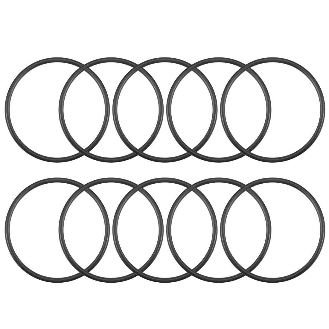 uxcell Uxcell O-Rings Nitrile Rubber 28mm x 31.6mm x 1.8mm Round Seal Gasket 10Pcs