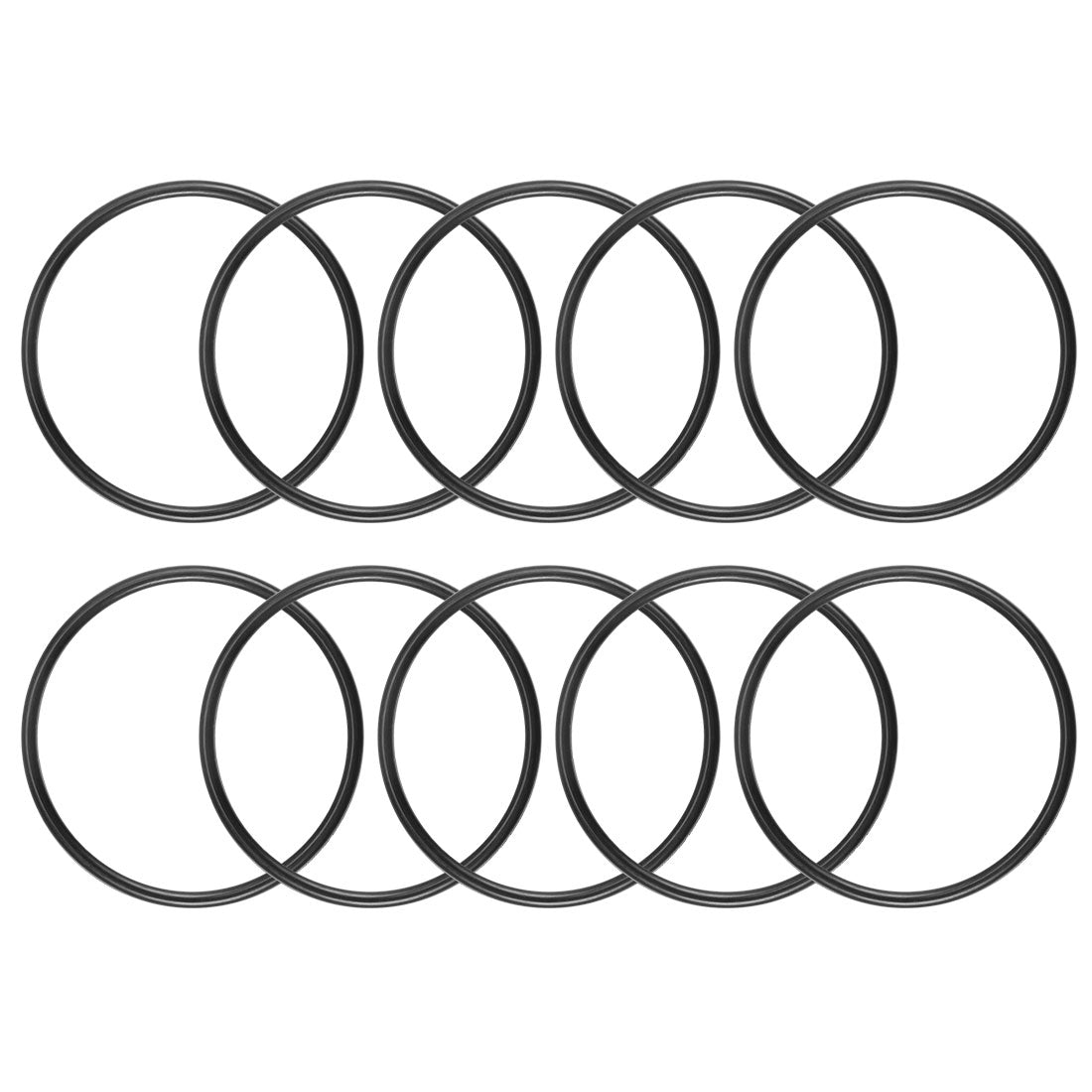 uxcell Uxcell O-Rings Nitrile Rubber 30mm x 33.6mm x 1.8mm Round Seal Gasket 10Pcs