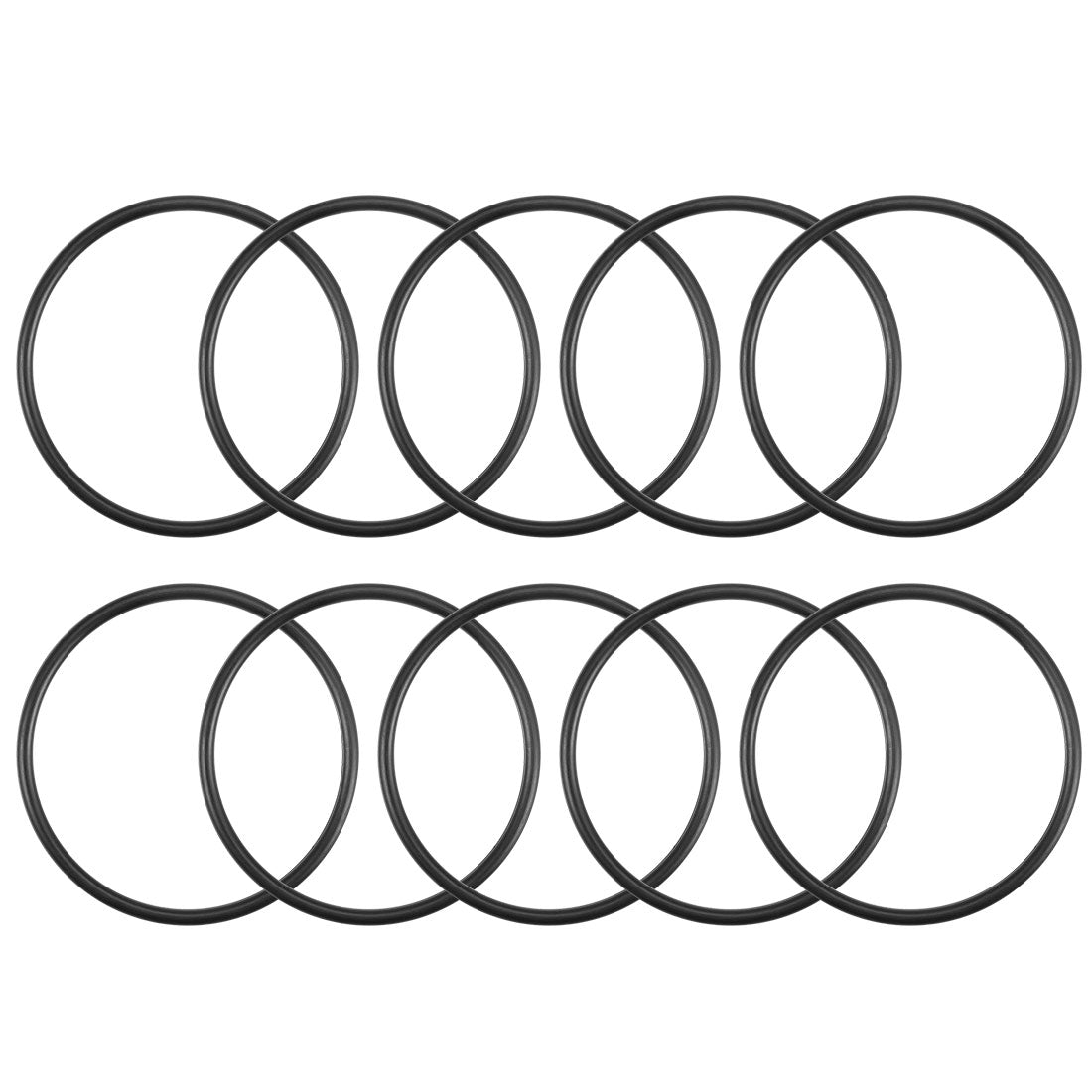 uxcell Uxcell O-Rings Nitrile Rubber 32mm x 35.6mm x 1.8mm Round Seal Gasket 10Pcs