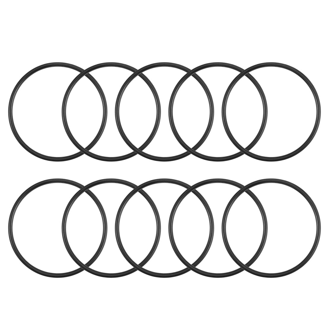 uxcell Uxcell O-Rings Nitrile Rubber 35mm x 38.6mm x 1.8mm Round Seal Gasket 10Pcs