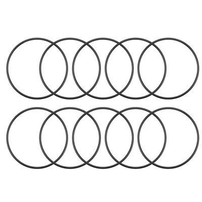 uxcell Uxcell O-Rings Nitrile Rubber 50mm x 53.6mm x 1.8mm Round Seal Gasket 10Pcs