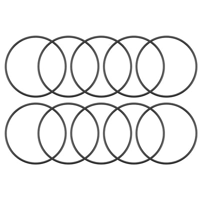 uxcell Uxcell O-Rings Nitrile Rubber 52mm x 55.6mm x 1.8mm Round Seal Gasket 10Pcs