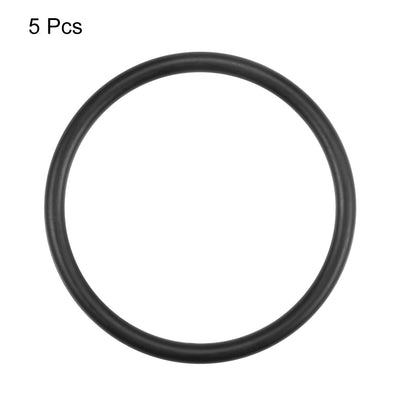 Harfington Uxcell O-Rings Nitrile Rubber 49mm x 57mm x 4mm Round Seal Gasket 5Pcs