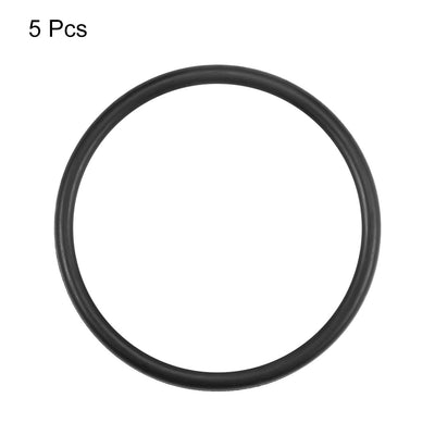 Harfington Uxcell O-Rings Nitrile Rubber 54mm x 62mm x 4mm Round Seal Gasket 5Pcs