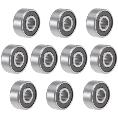 Harfington Uxcell Deep Groove Ball Bearings Inch Double Sealed Chrome Steel