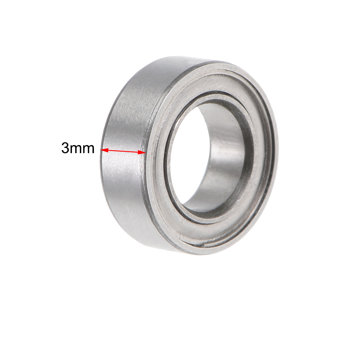 uxcell Uxcell SMR95ZZ Stainless Steel Ball Bearing 5x9x3mm Shielded MR95ZZ Bearings 5pcs