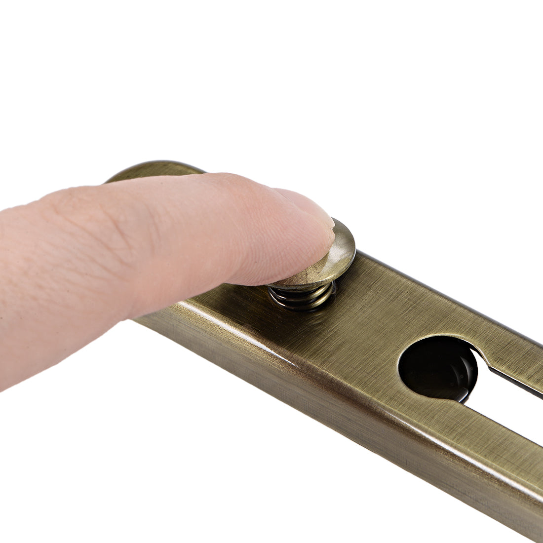 uxcell Uxcell Chain Door Guard Lock Security Safety Latch Lock with Spring Anti-Theft Press Lock Bronze