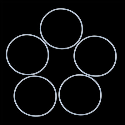 Harfington Silicone O-Rings, 54.5mm OD 50.9mm ID 1.8mm Width VMQ Seal Gasket for Compressor Valves Pipe Repair, White, Pack of 10