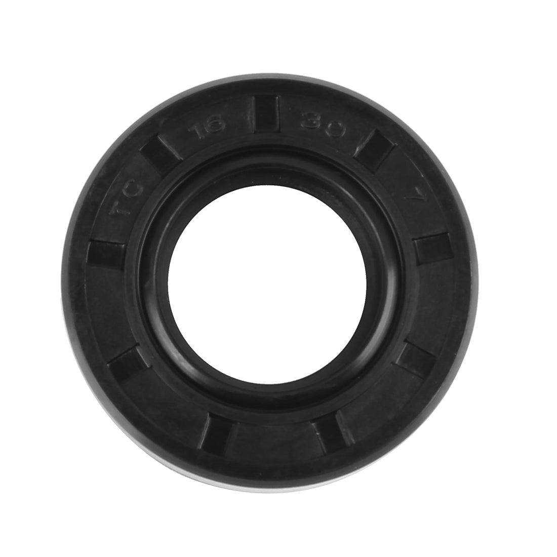 Harfington 16mm x 30mm x 7mm Rubber Double Lip TC Oil Shaft Seal