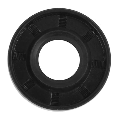 Harfington 17mm x 40mm x 7mm Rubber Double Lip TC Oil Shaft Seal