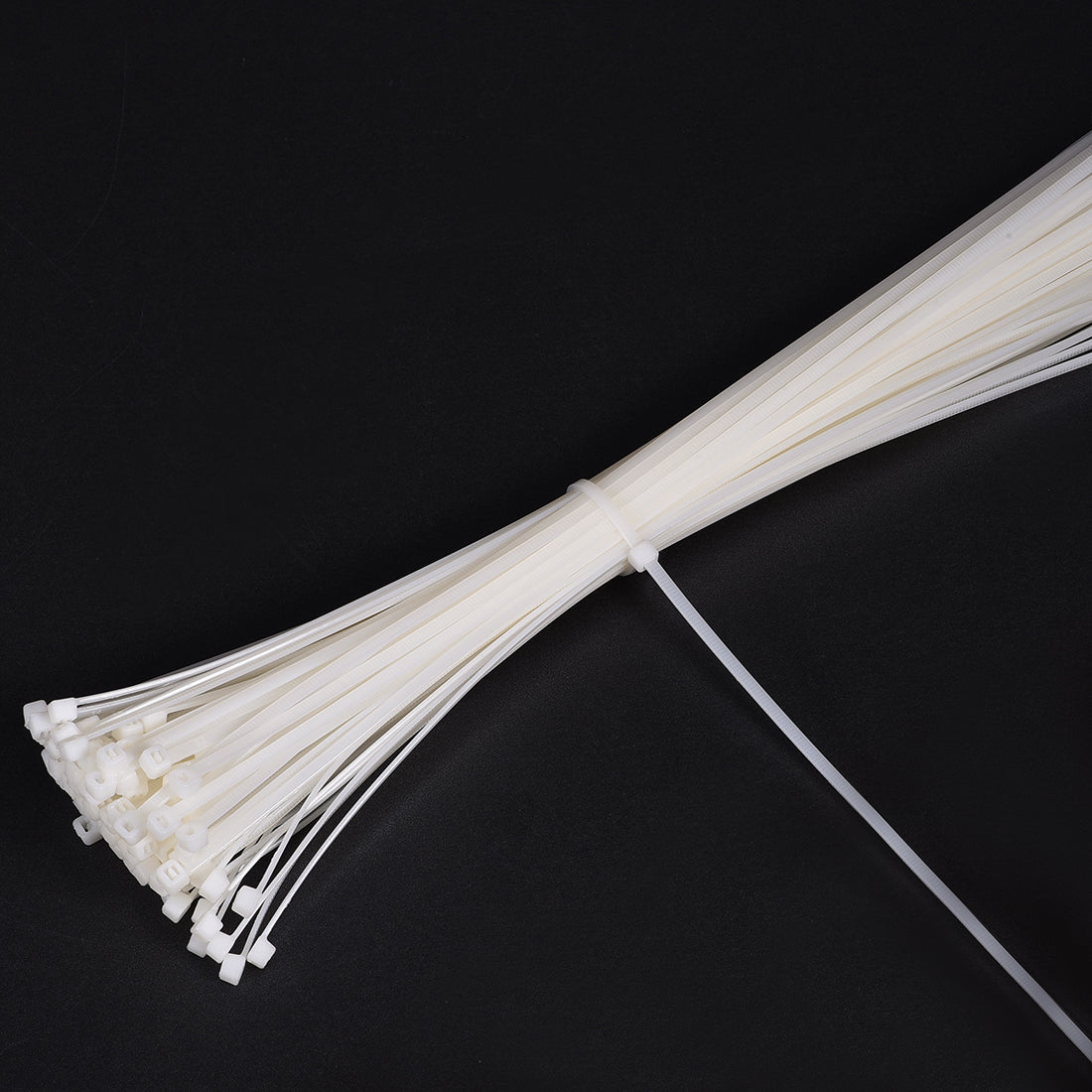 uxcell Uxcell Cable Zip Ties 500mmx4mm Self-Locking Nylon Tie Wraps White 150pcs
