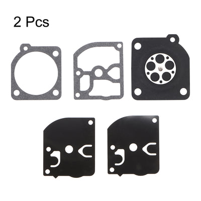 Harfington Uxcell Carburetor Rebuild Kit Gasket Diaphragm RB-39 for McCulloch Eager Beaver 2010 2014 2016 2116 2118 2316 3210 35cc 32cc Chainsaw Engines Carb 2pcs