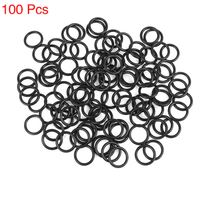 Harfington 100pcs 16x2mm Nitrile Rubber O-rings Heat Resistant Sealing Ring Gaskets for Car
