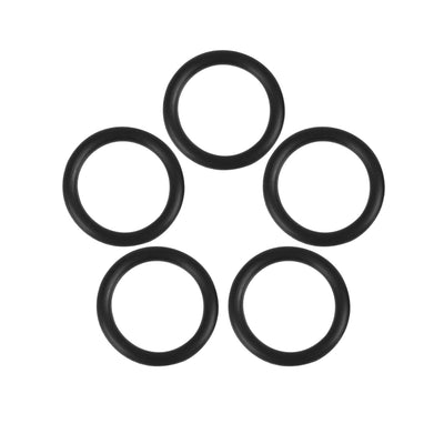 Harfington 100pcs 16x2mm Nitrile Rubber O-rings Heat Resistant Sealing Ring Gaskets for Car