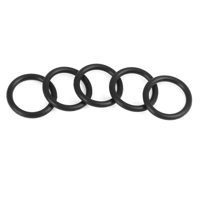 Harfington 100pcs 16x2mm Nitrile Rubber O-rings Heat Resistant Sealing Ring Gaskets for Car